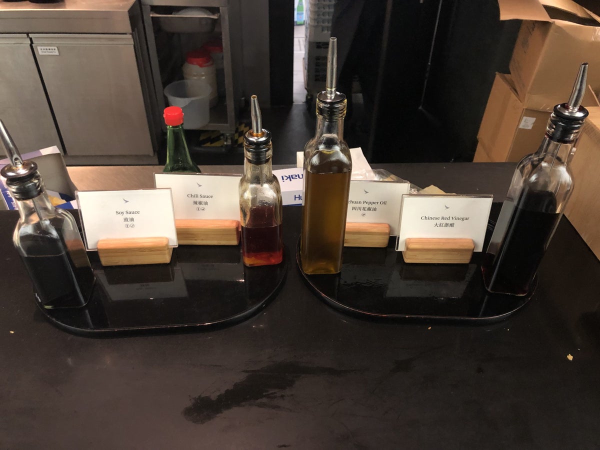 The Wing, Business at Hong Kong International Airport noodle bar sauces