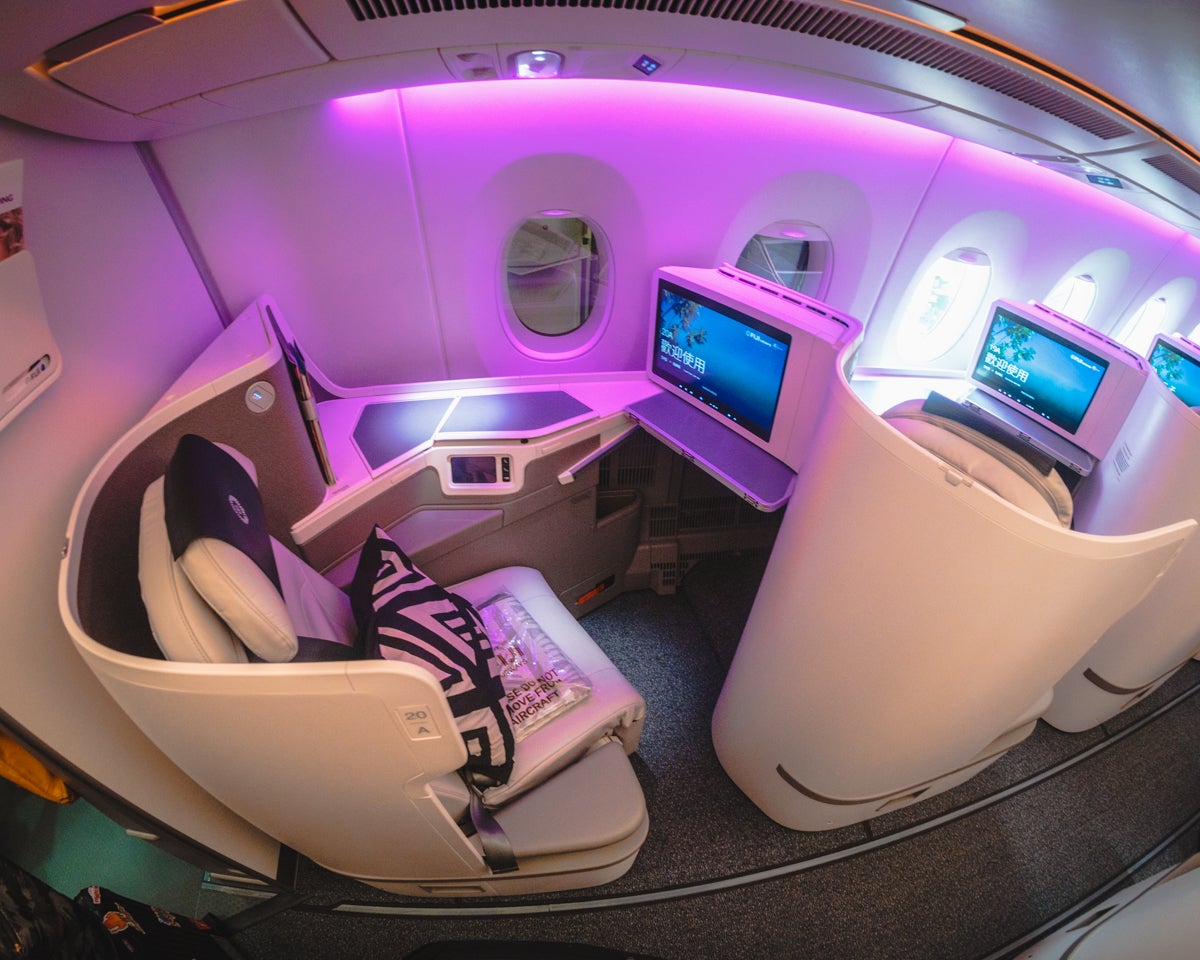 Fiji Airways Airbus A350 Seat 20A Missing a Window