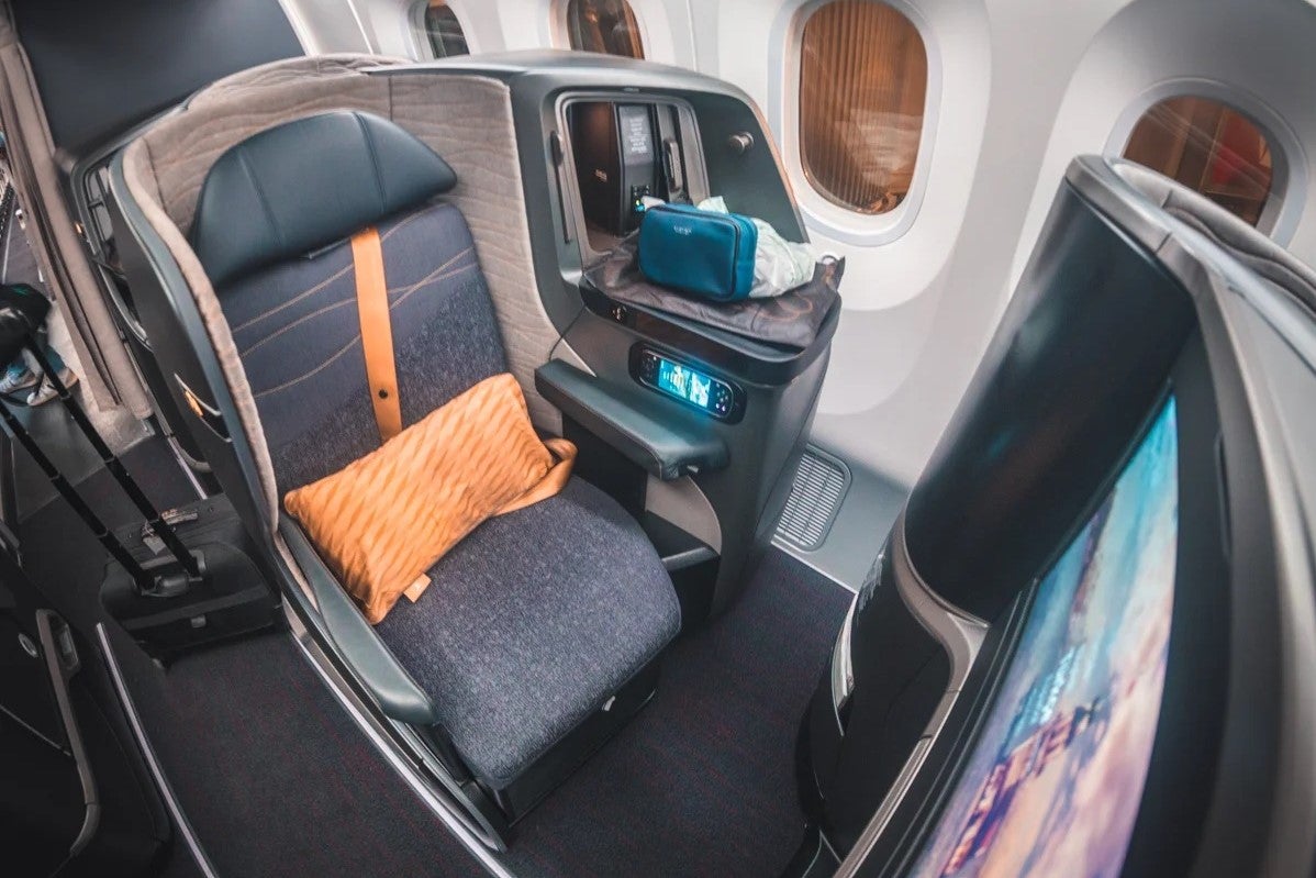 Turkish Airlines Business Class Seat 7A Boeing 787 9